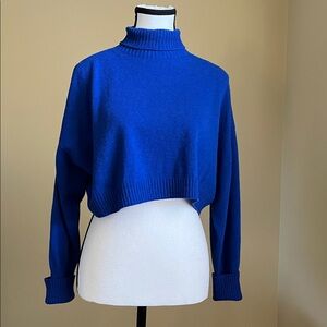 NWOT - Blue PIANURASTUDIO Turtleneck Women's Sweater